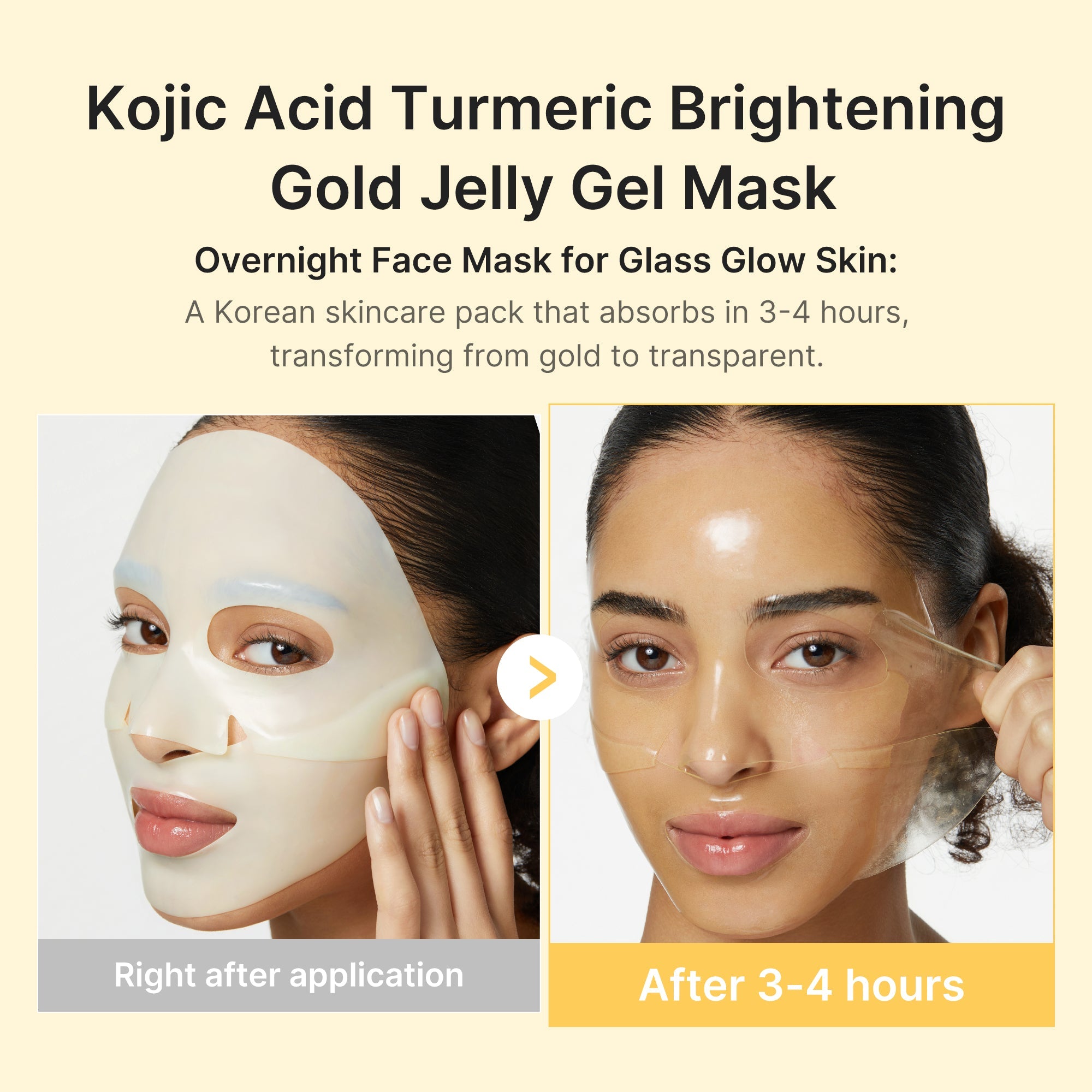 Kojic Acid Turmeric Gold Jelly Gel Mask B9