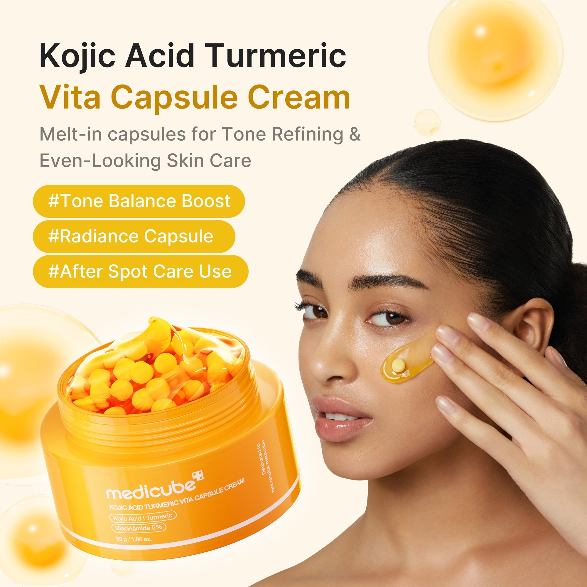 Kojic Acid Turmeric Vita Capsule Cream L9