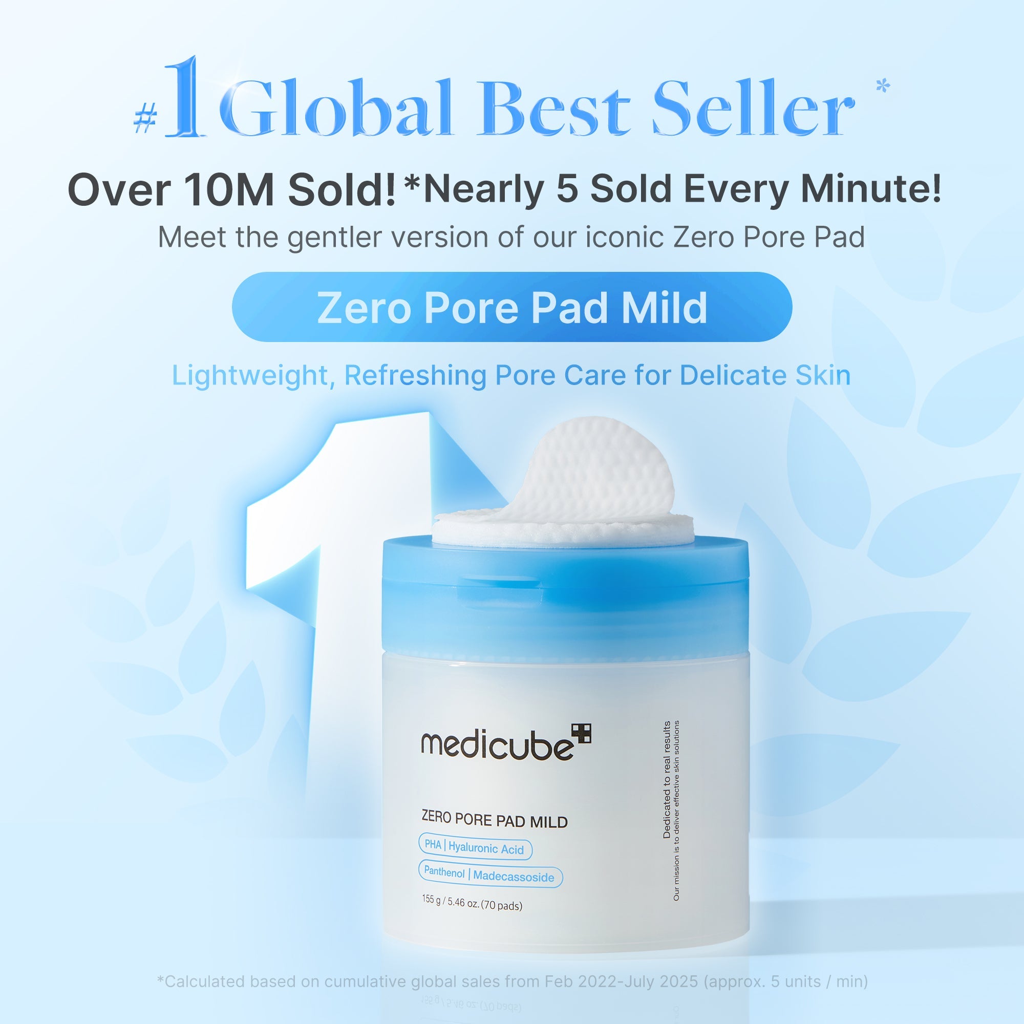 Zero Pore Madecassoside Pads (Mild) G3