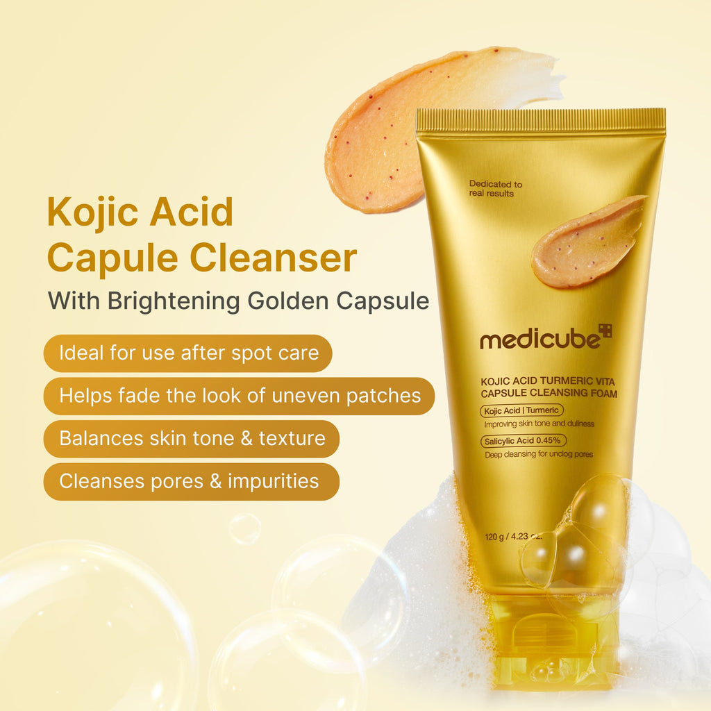 Kojic Acid Turmeric Vita Capsule Foam Cleanser M7