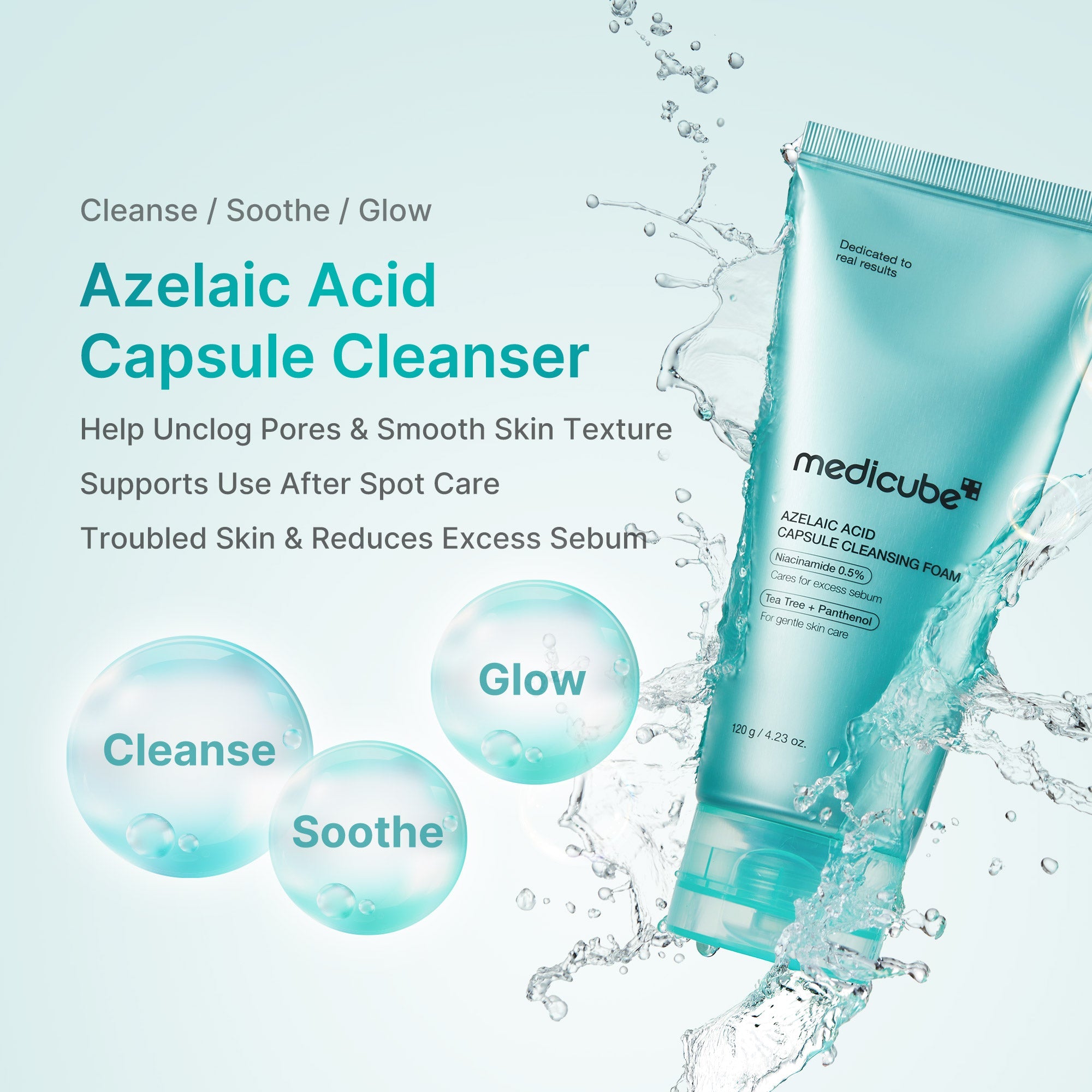 Azelaic Acid Capsule Foam Cleanser W3