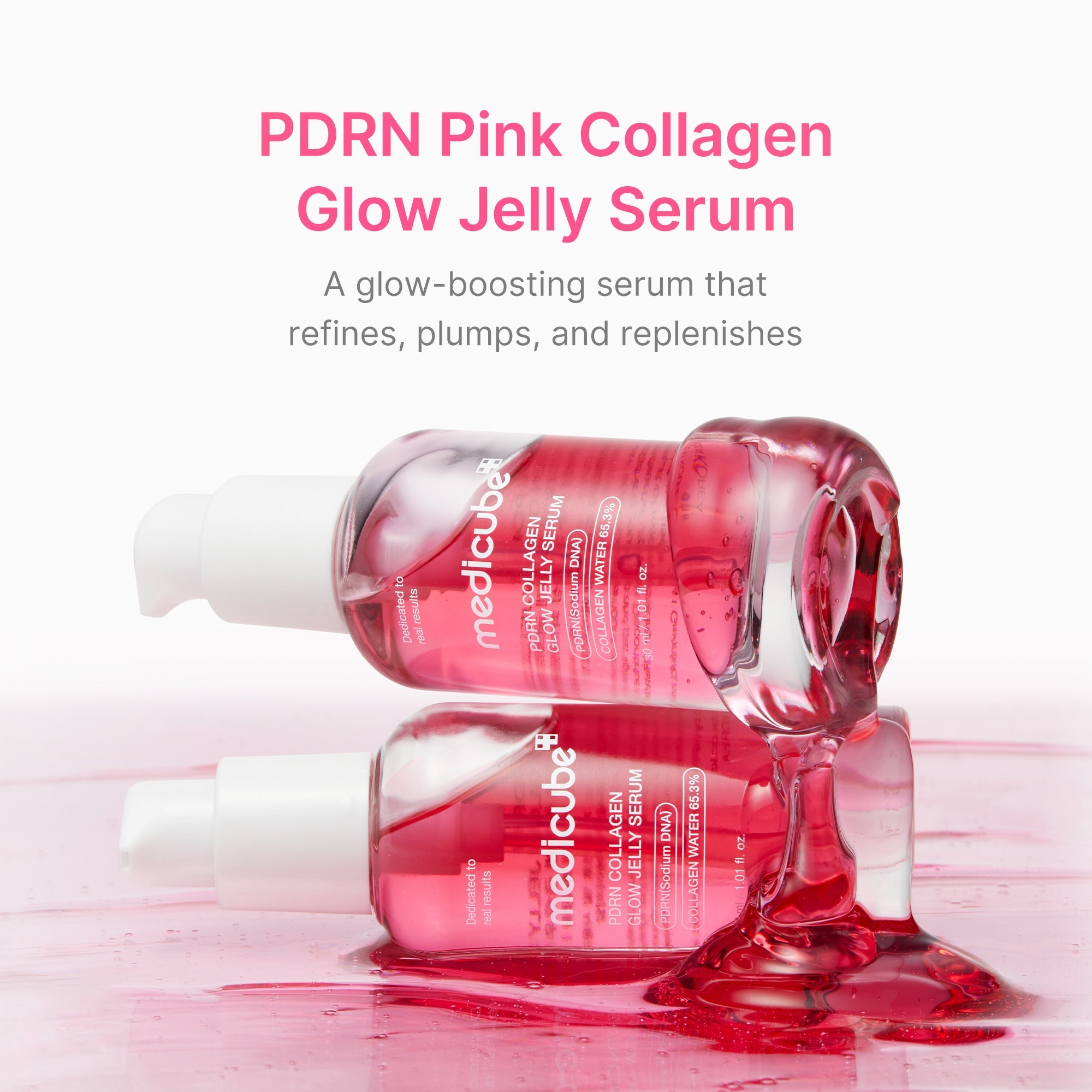 PDRN Pink Collagen Glow Jelly Serum E2