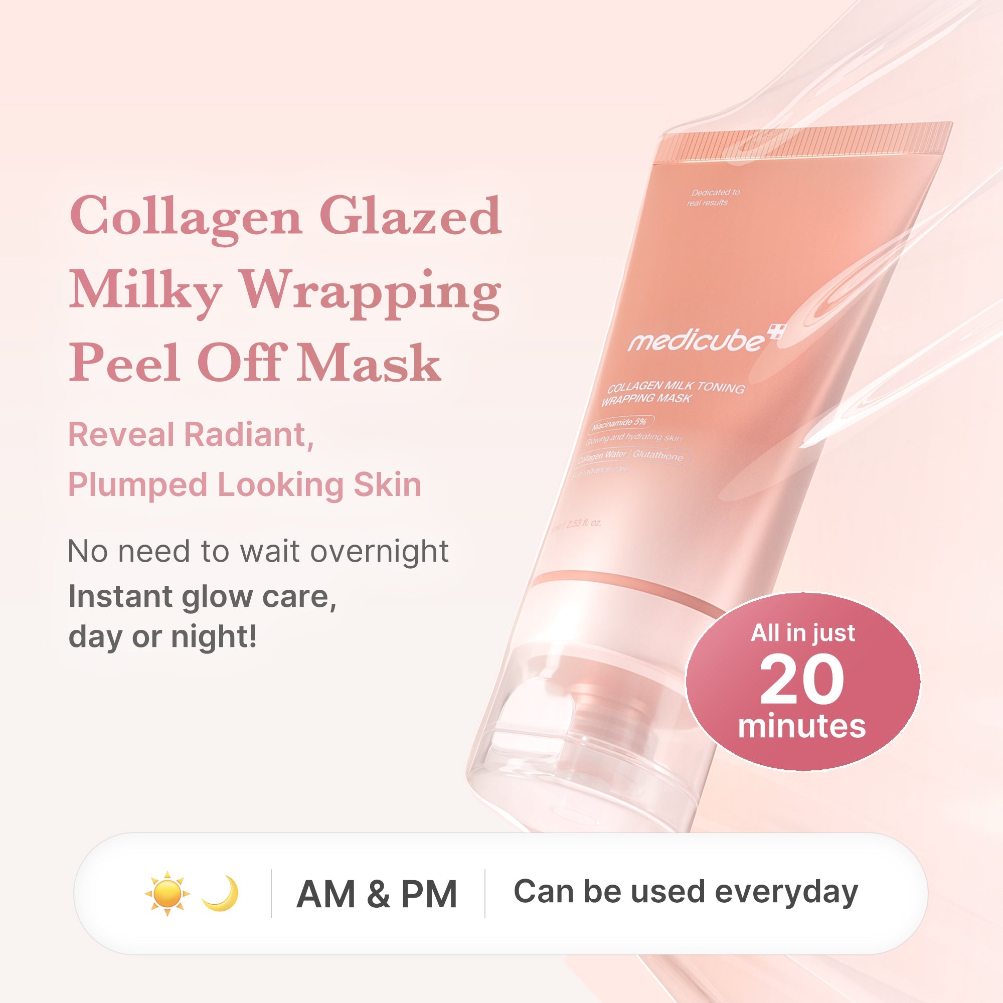 Collagen Milky Glow Daytime Wrapping Mask C7