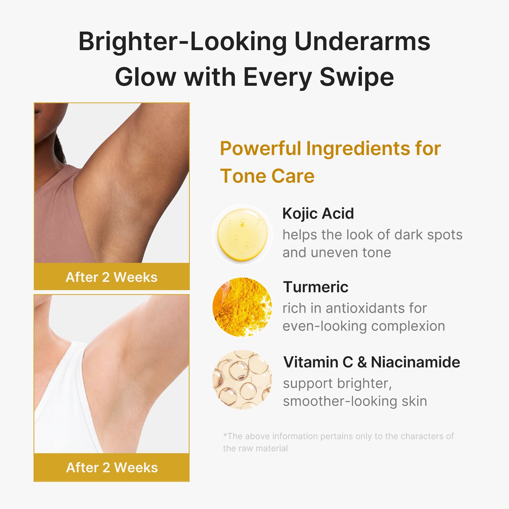 Kojic Acid Brightening Deodorant (Vanilla & Pistachio) Q3