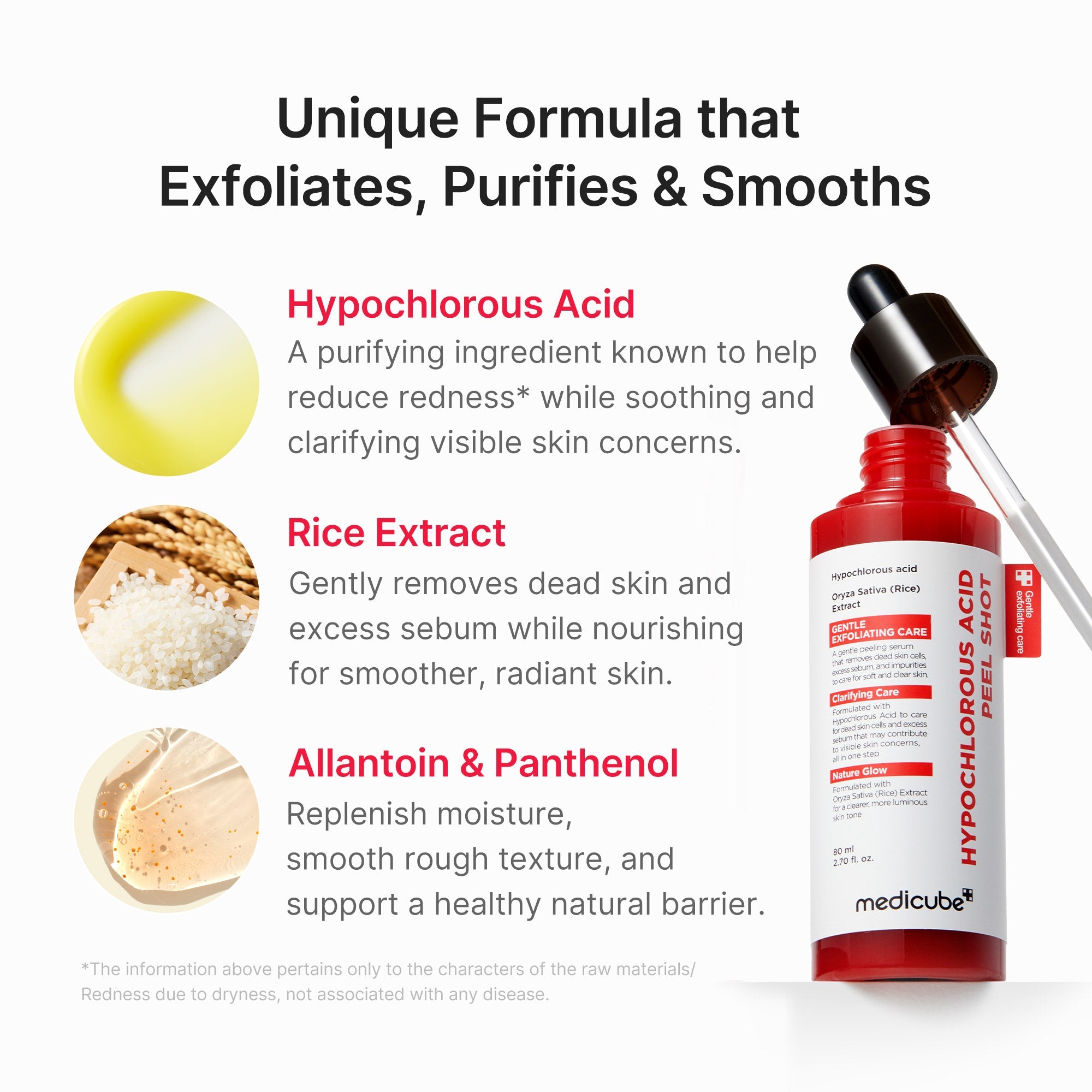 Hypochlorous Acid Rice Peel Shot E0