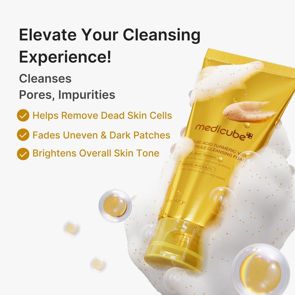 Kojic Acid Turmeric Vita Capsule Foam Cleanser M7