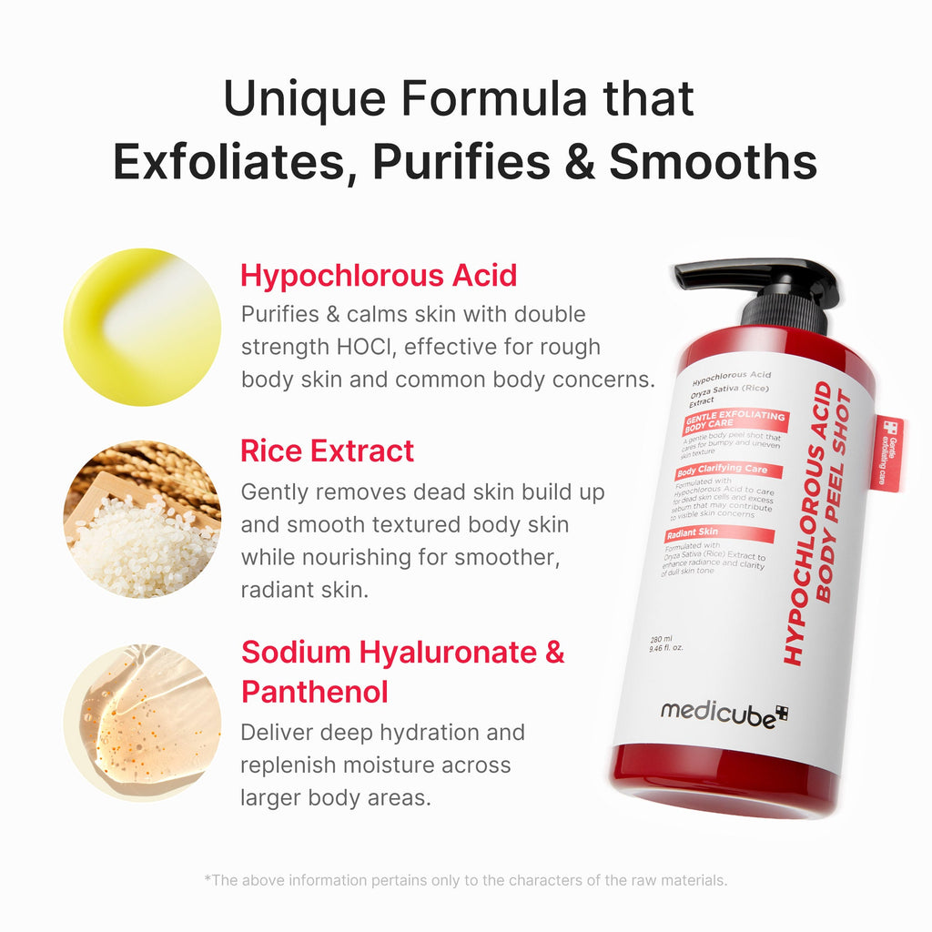 Hypochlorous Acid Rice Body Peel Shot L2