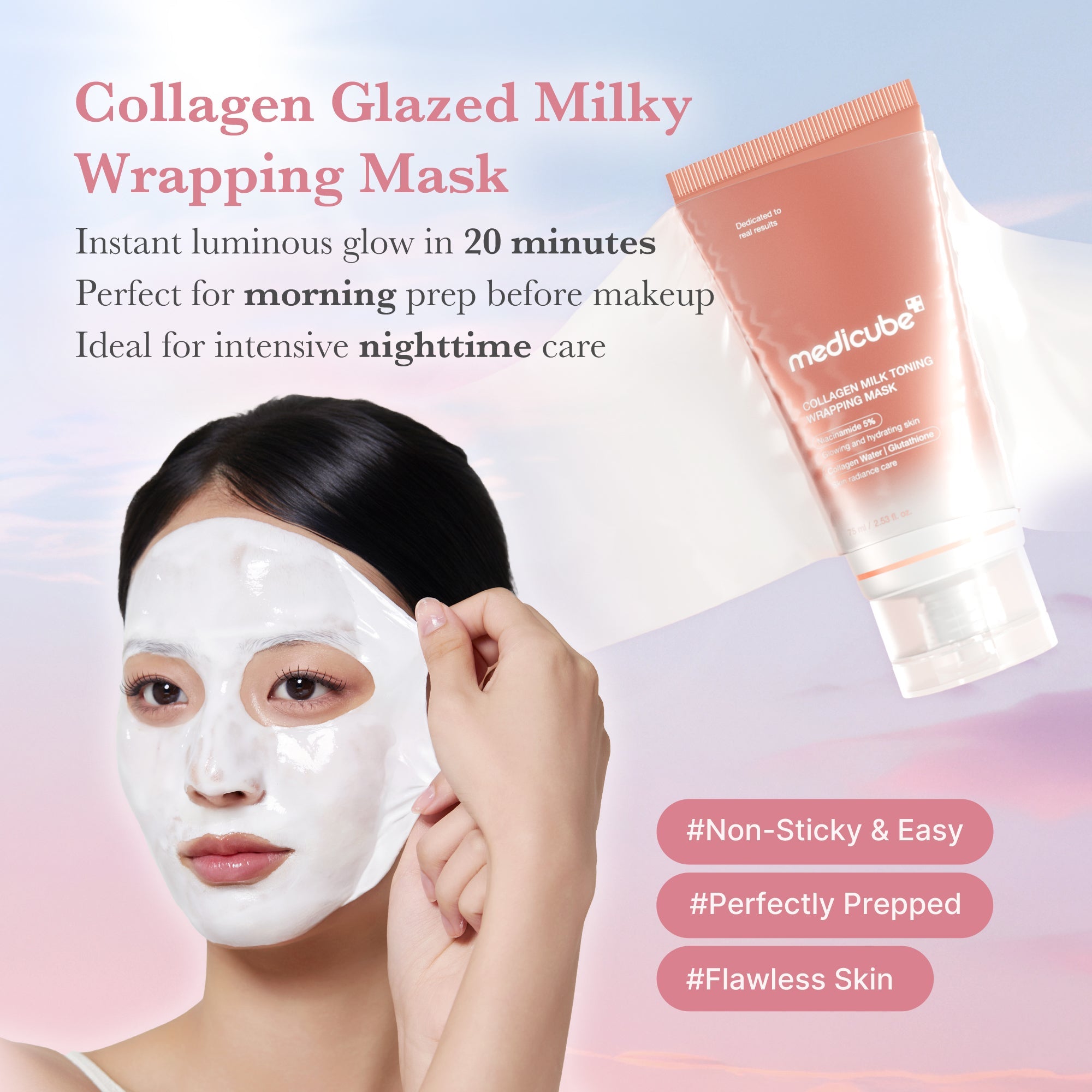 Collagen Milky Glow Daytime Wrapping Mask Q3