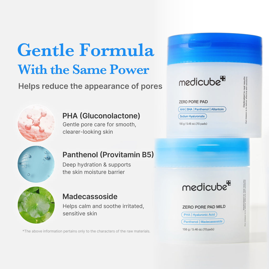 Zero Pore Madecassoside Pads (Mild) G3