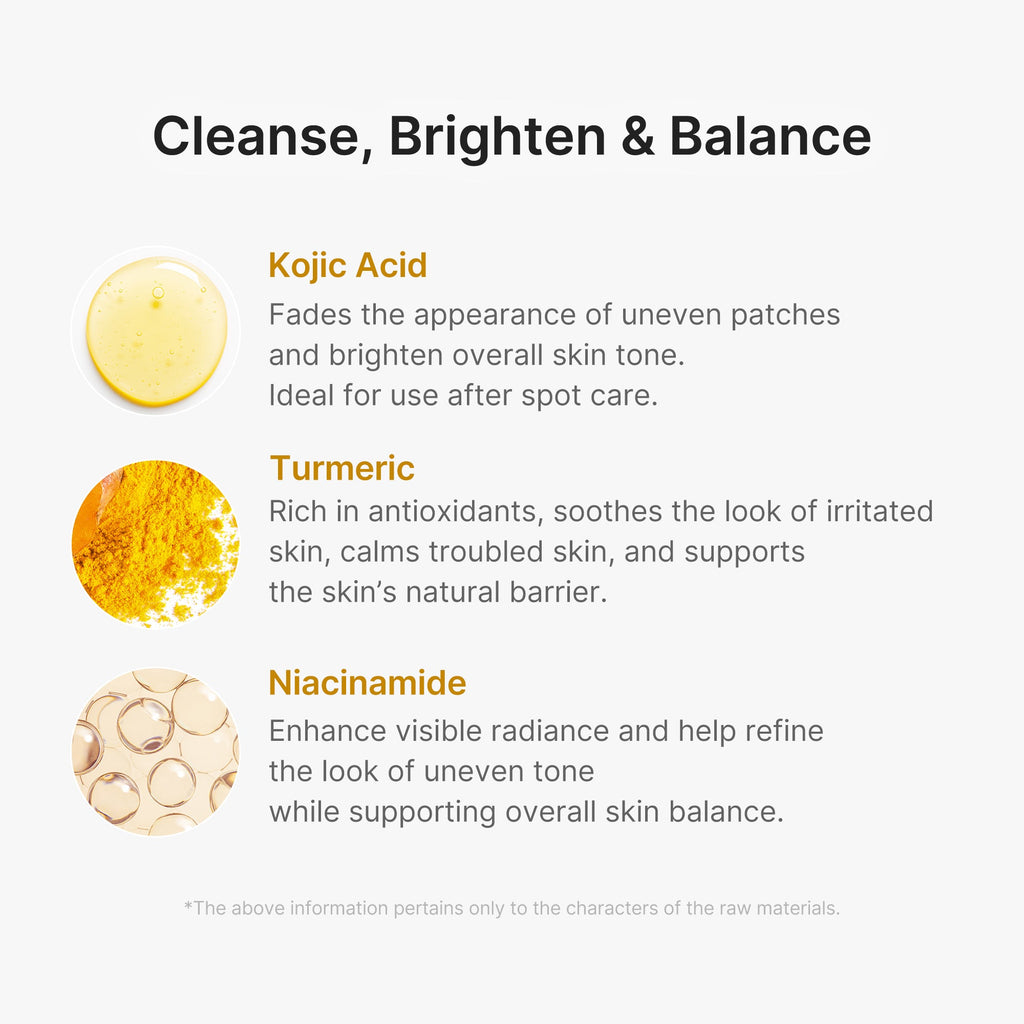 Kojic Acid Turmeric Vita Capsule Foam Cleanser M7