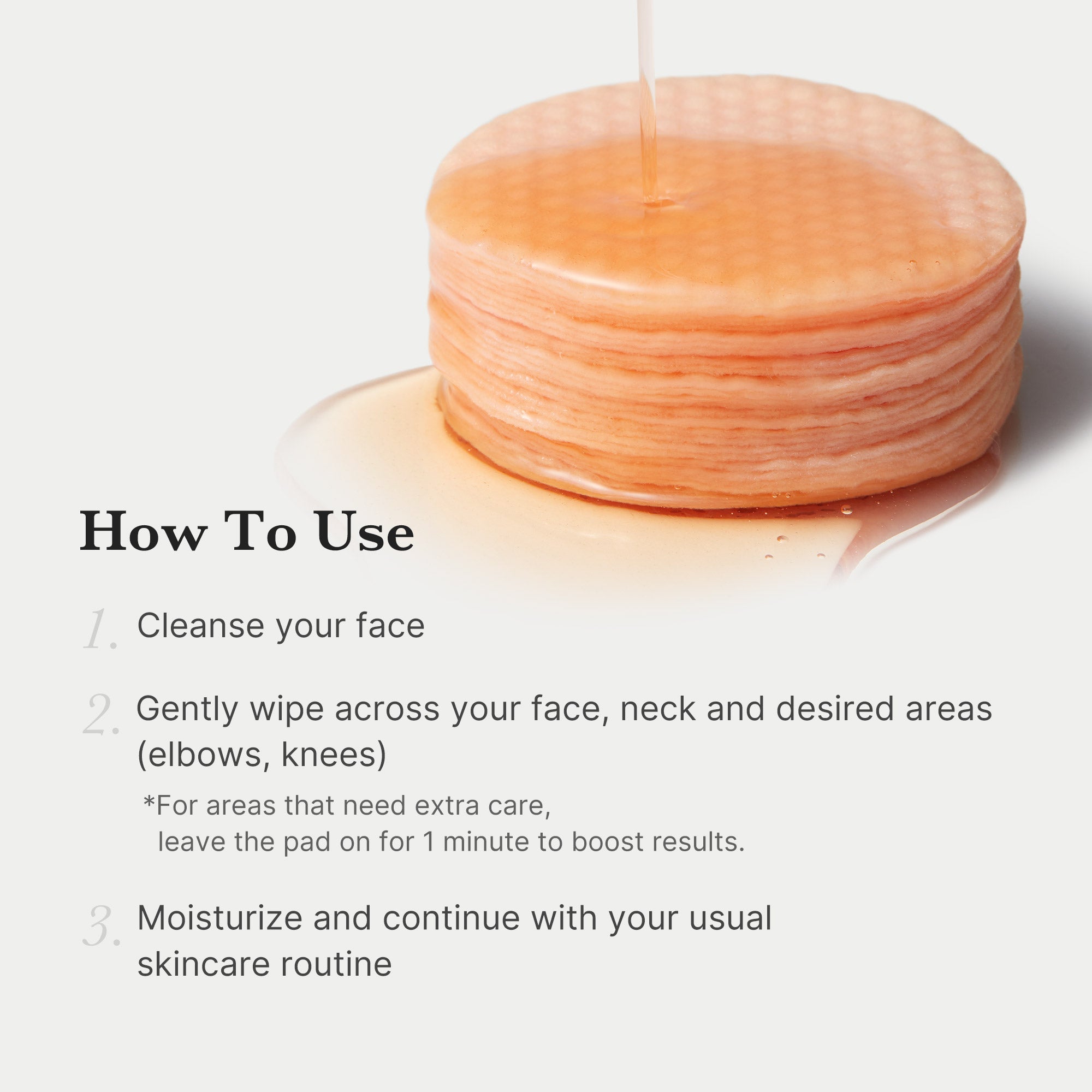 Red Succinic Acid Panthenol Pads G9