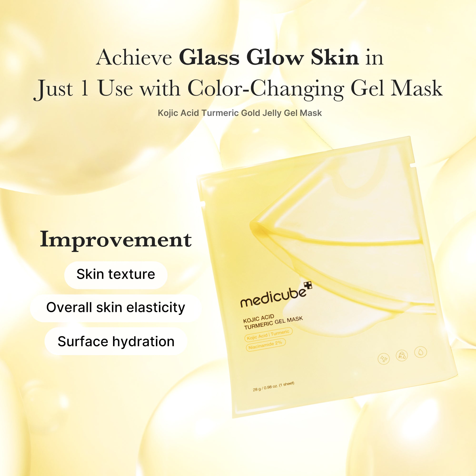 Kojic Acid Turmeric Gold Jelly Gel Mask B9