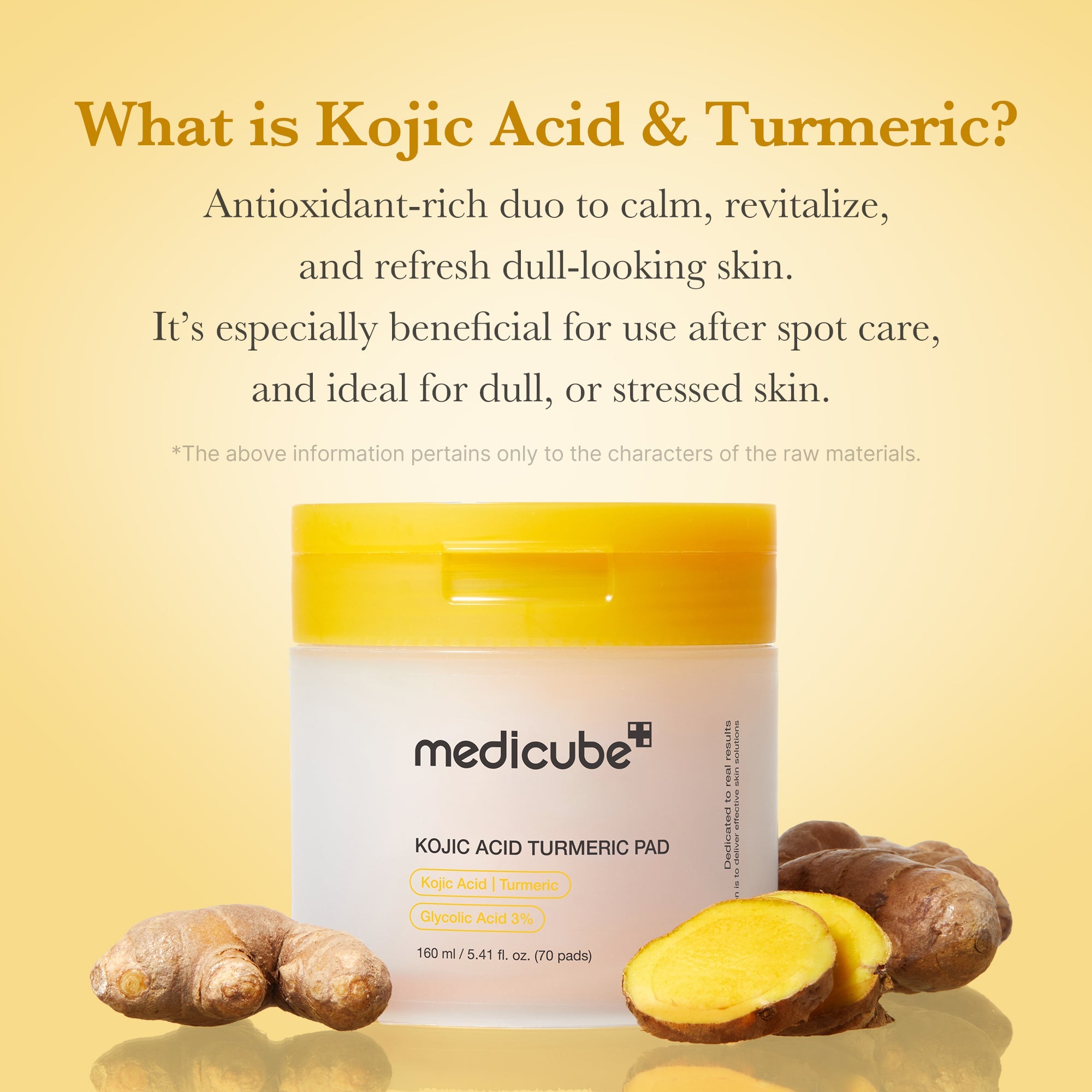 Kojic Acid Tumeric Toner Pad T9