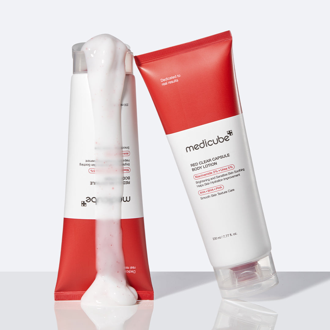 Red Clear Capsule Body Lotion A8
