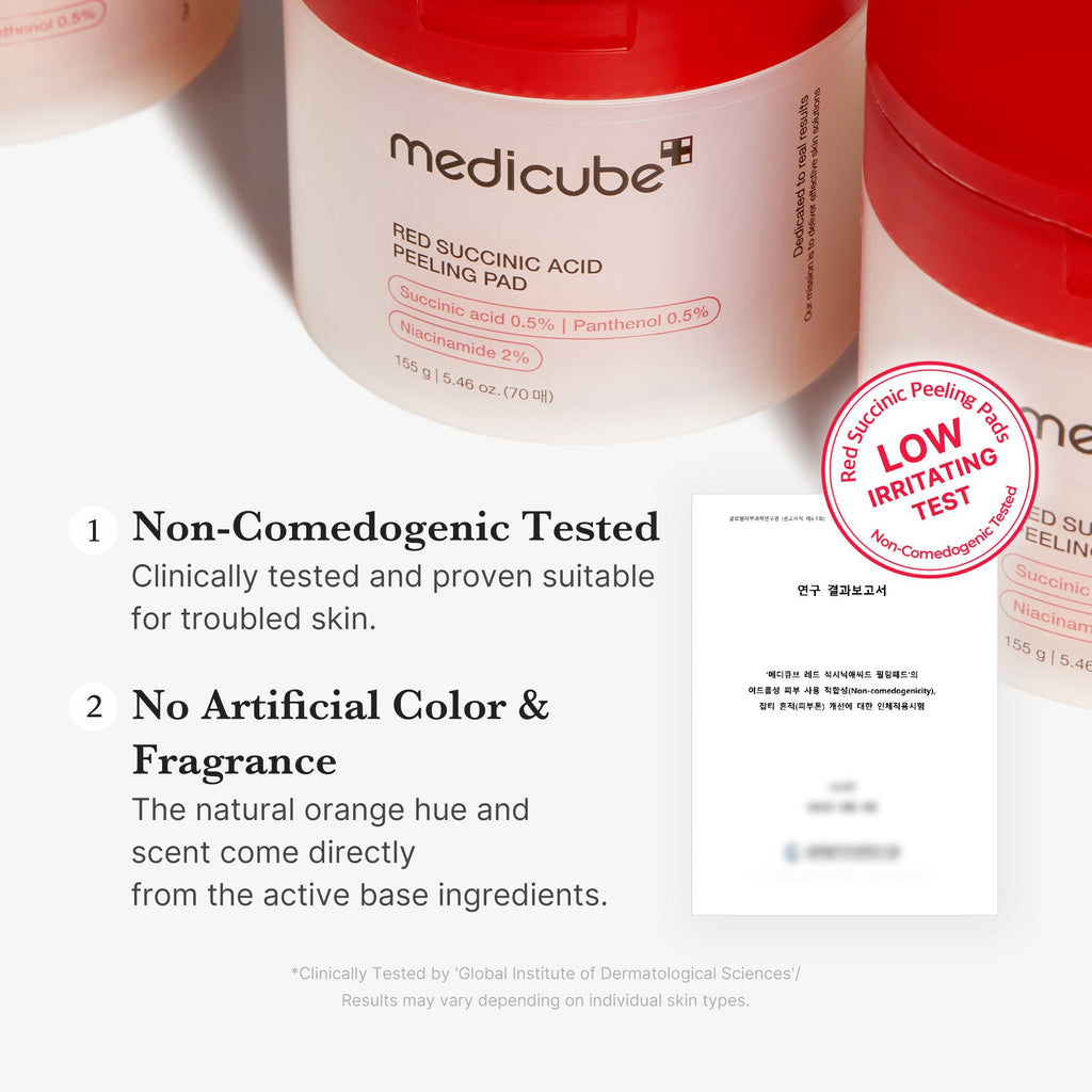 Red Succinic Acid Panthenol Pads G9
