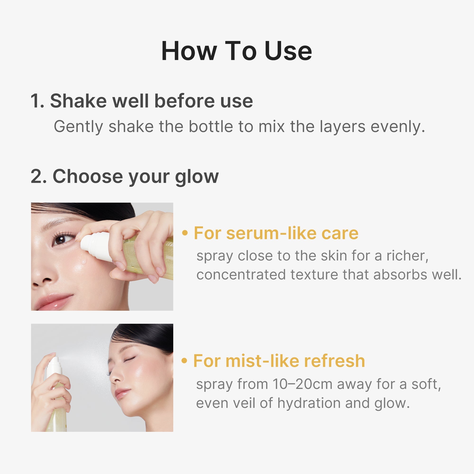 Kojic Acid Turmeric Vitamin Gold Jelly Mist Serum K3