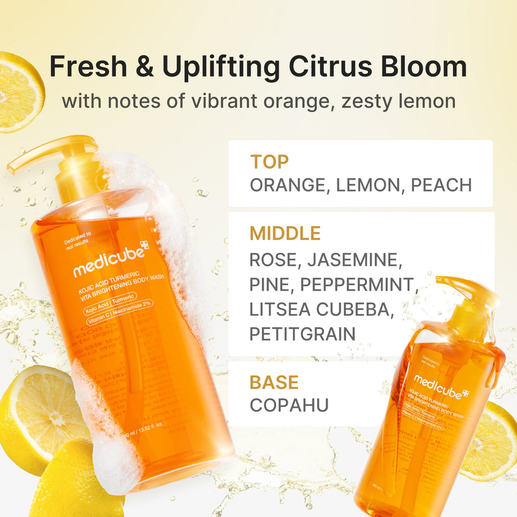 Kojic Acid Turmeric Brightening Body Wash W6