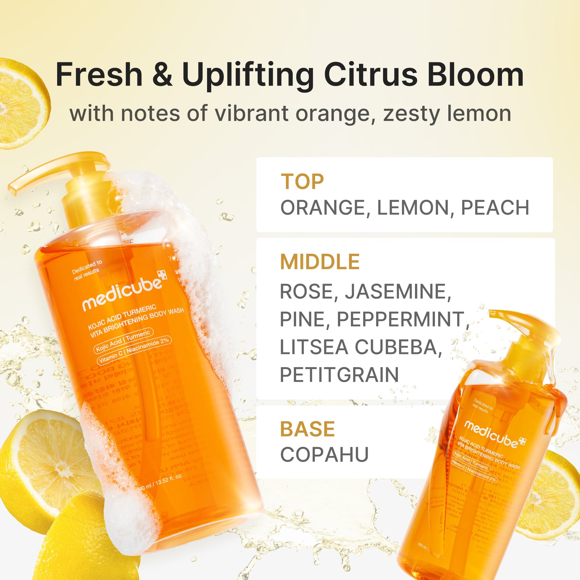 Kojic Acid Turmeric Brightening Body Wash W6