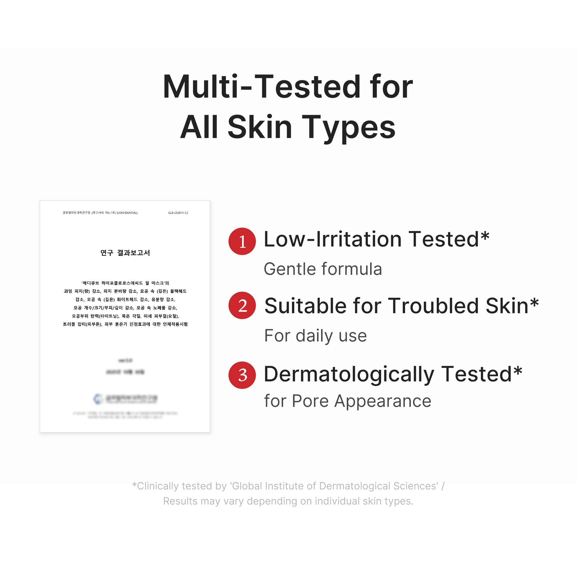 Hypochlorous Acid Peel Mask V6