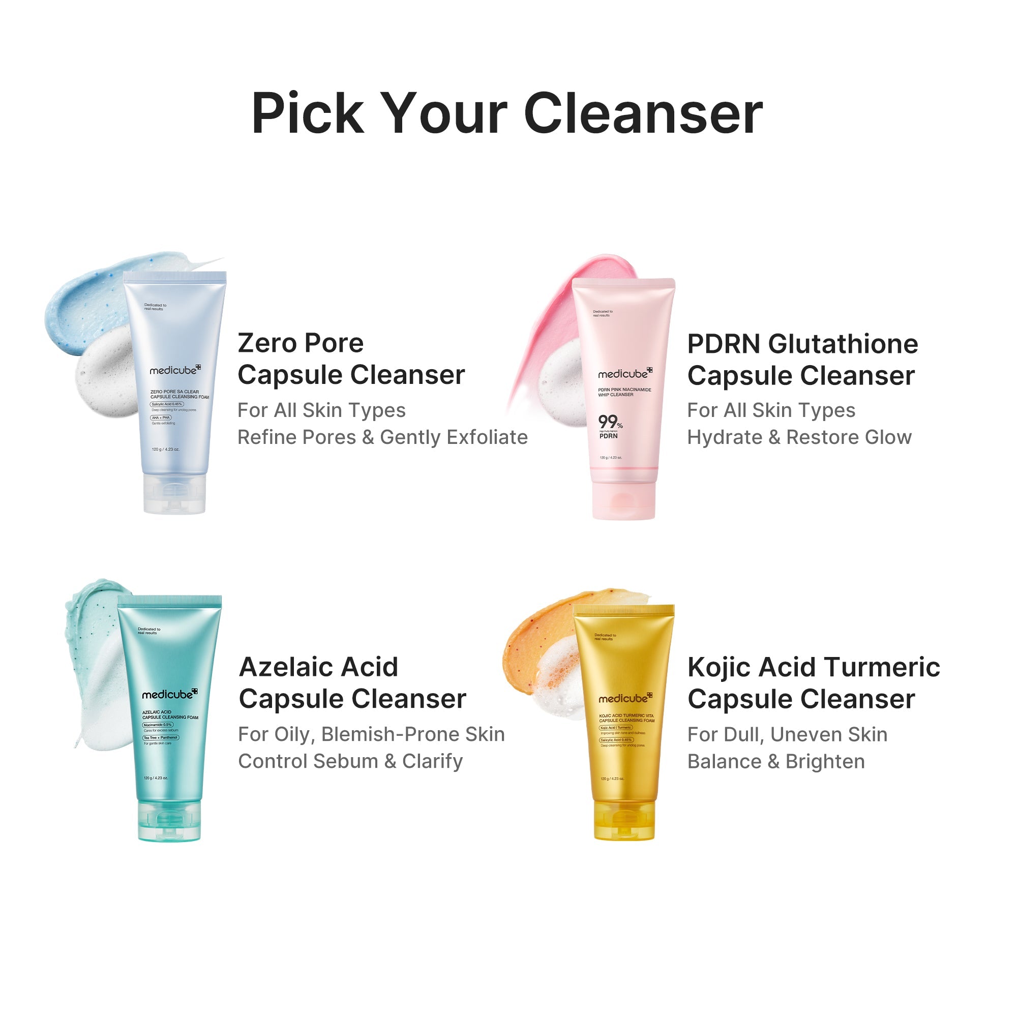 Kojic Acid Turmeric Vita Capsule Foam Cleanser M7