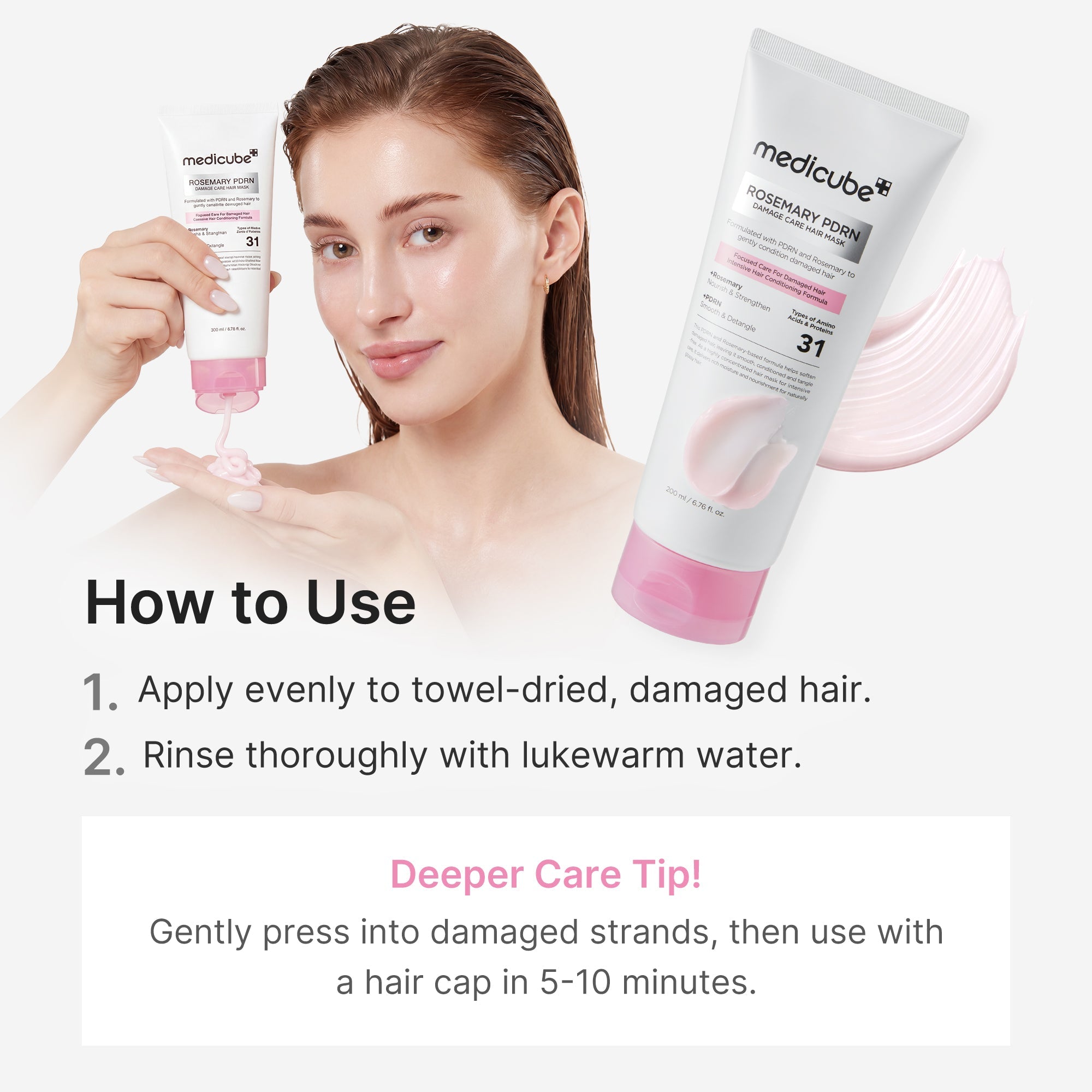 Rosemary PDRN Damage Care Hair Mask H7