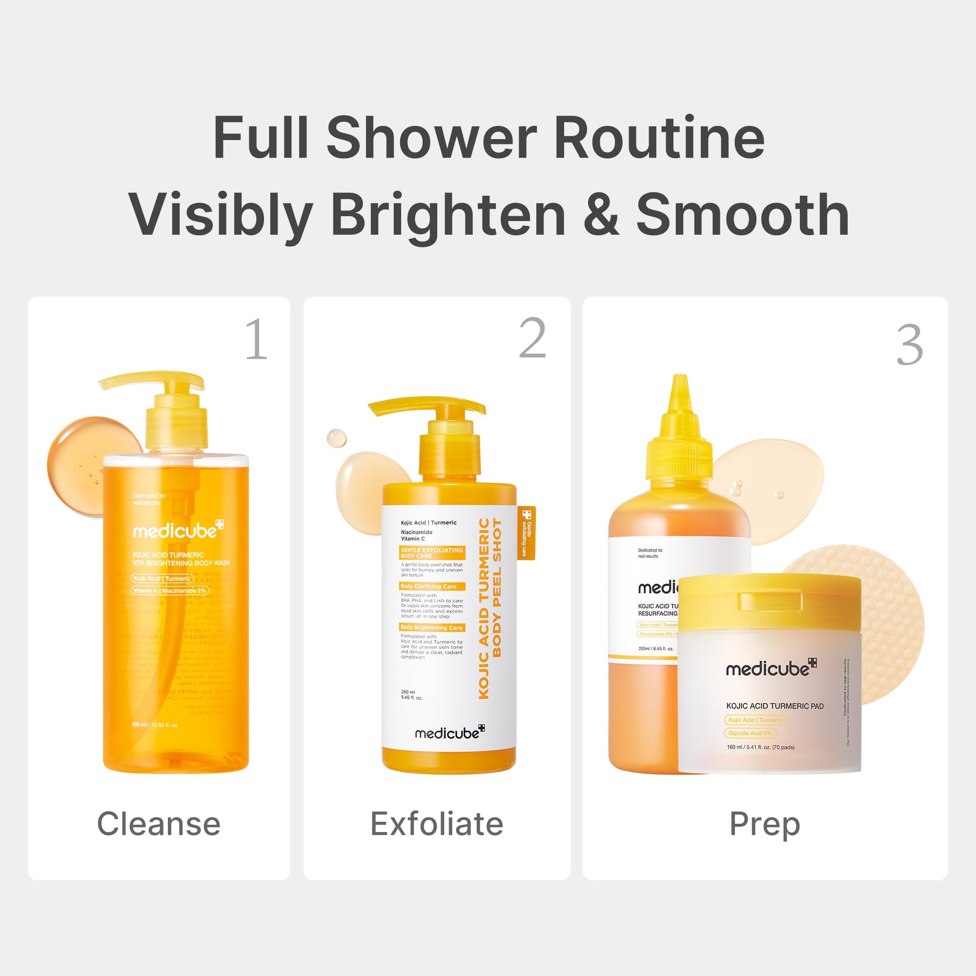 Kojic Acid Turmeric Brightening Body Wash W6