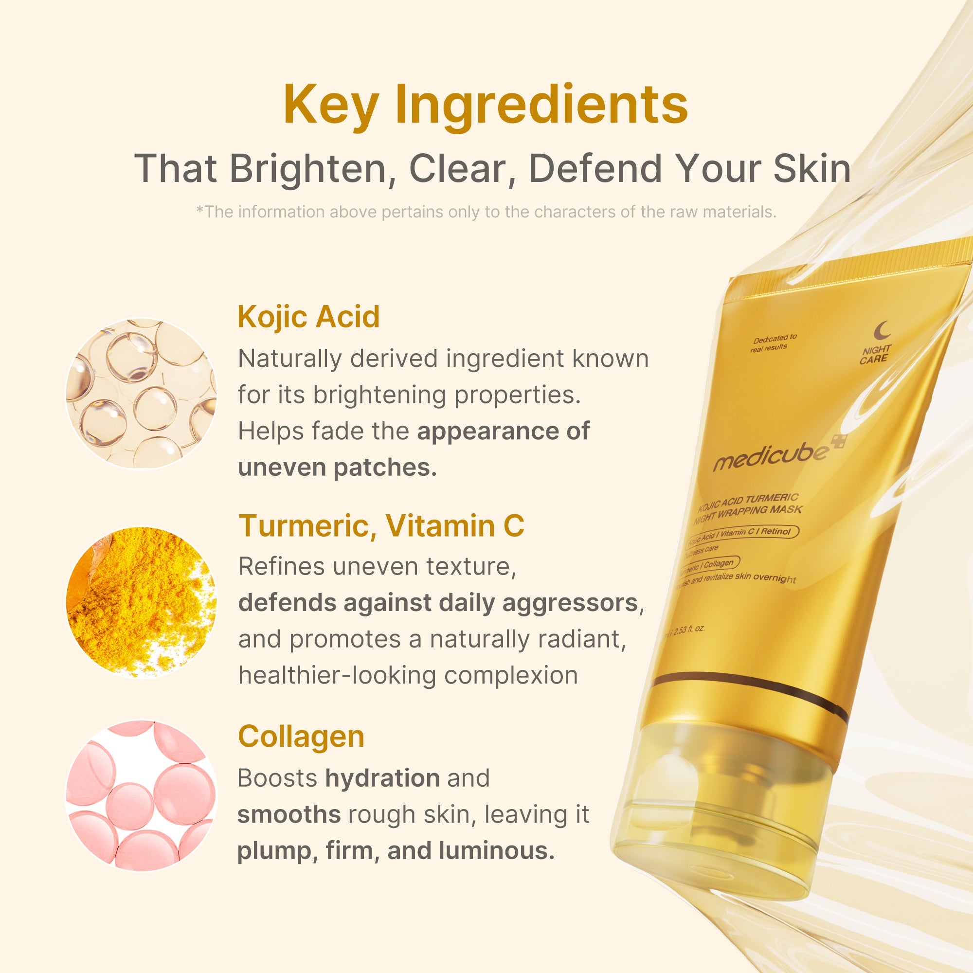 Kojic Acid Turmeric Overnight Wrapping Mask O5