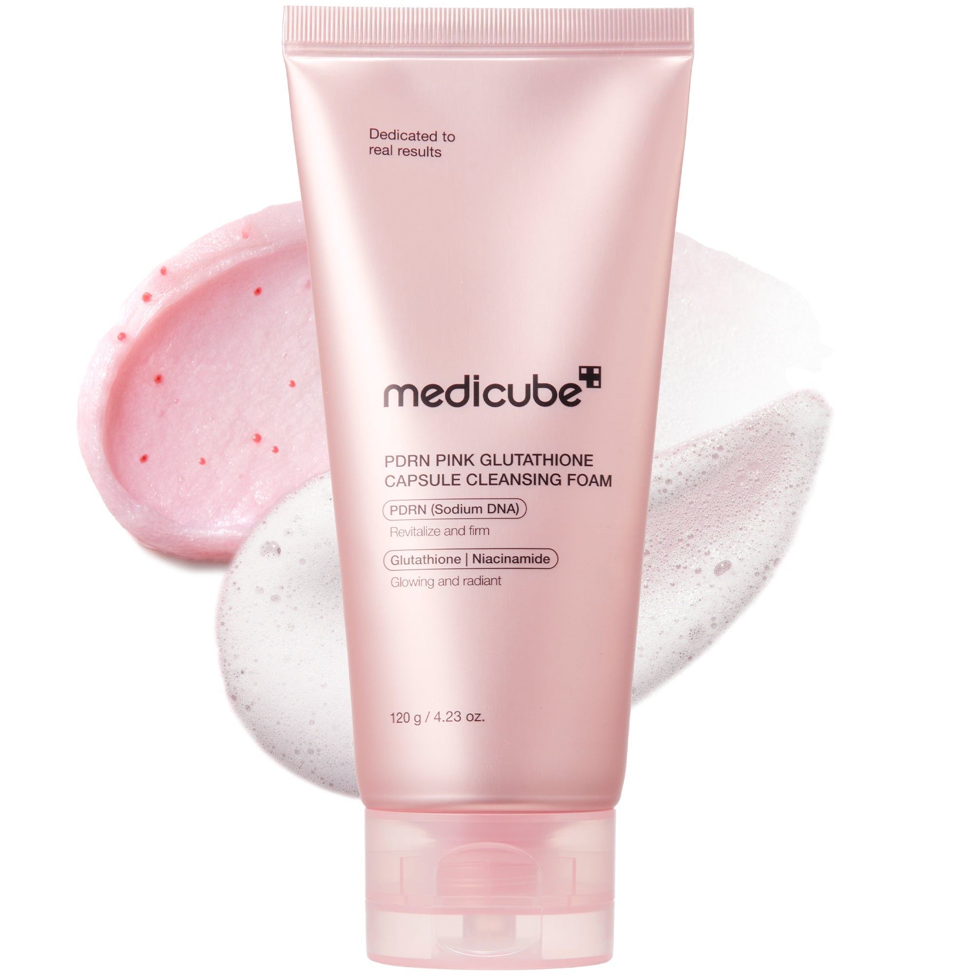 PDRN Pink Glutathione Capsule Foam Cleanser V7