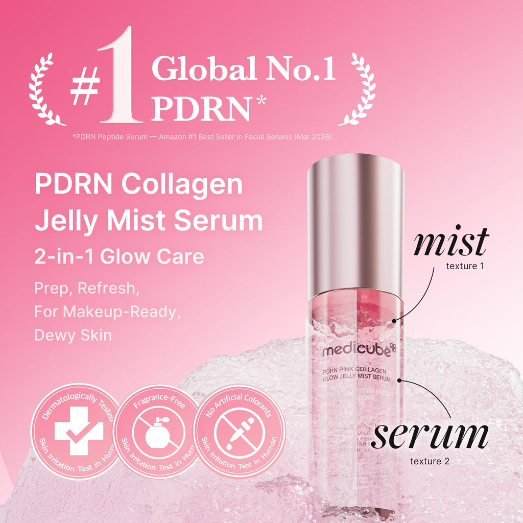 PDRN Pink Collagen Glow Jelly Mist Serum R9
