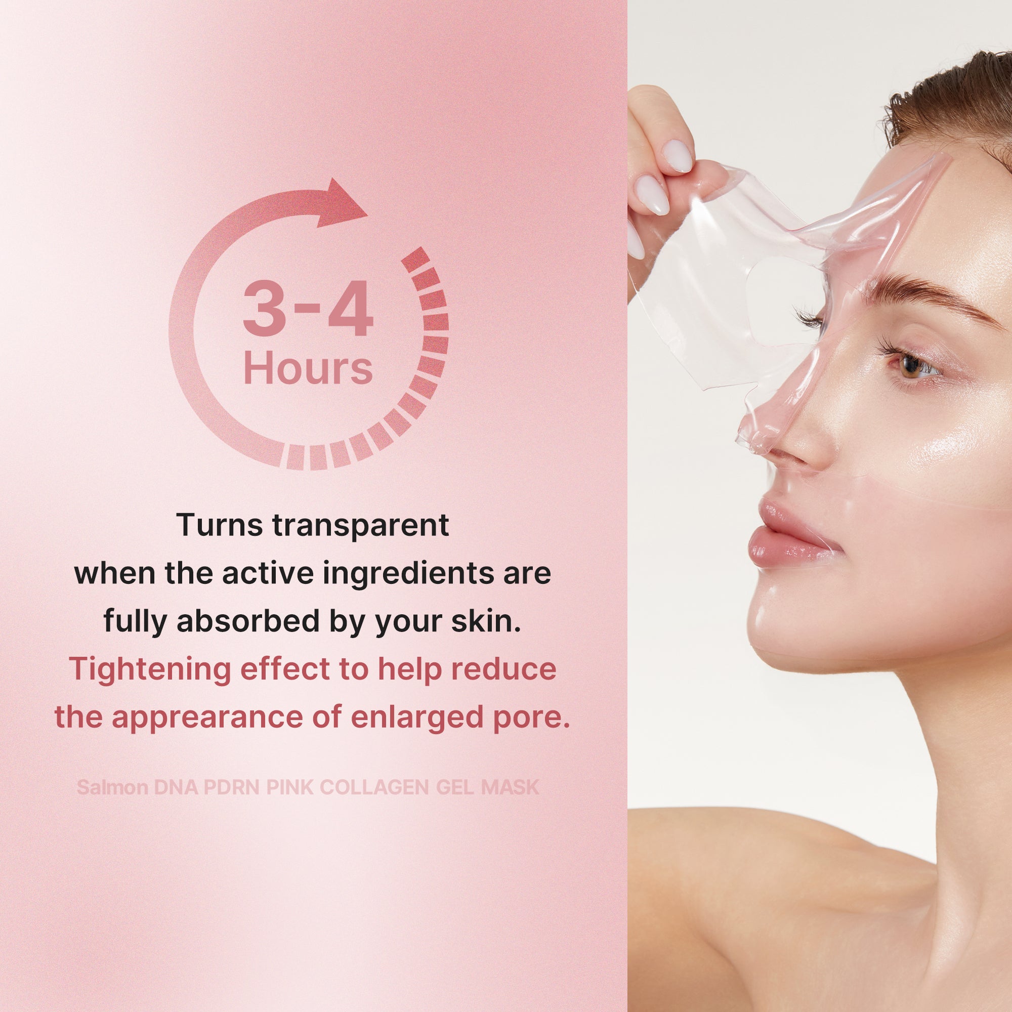 Salmon PDRN Pink Collagen Jelly Gel Mask P9
