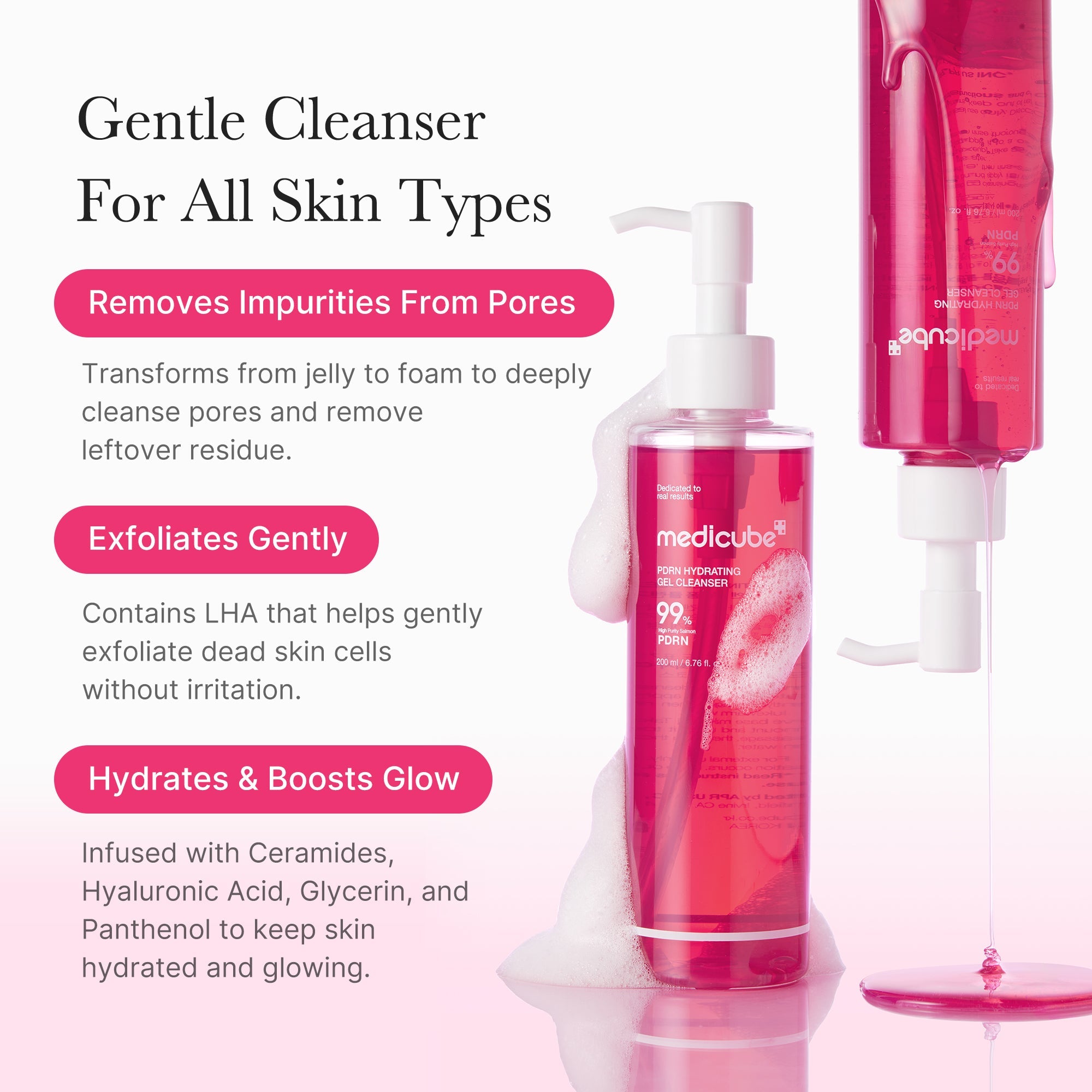 PDRN Pink Gel Cleanser C2