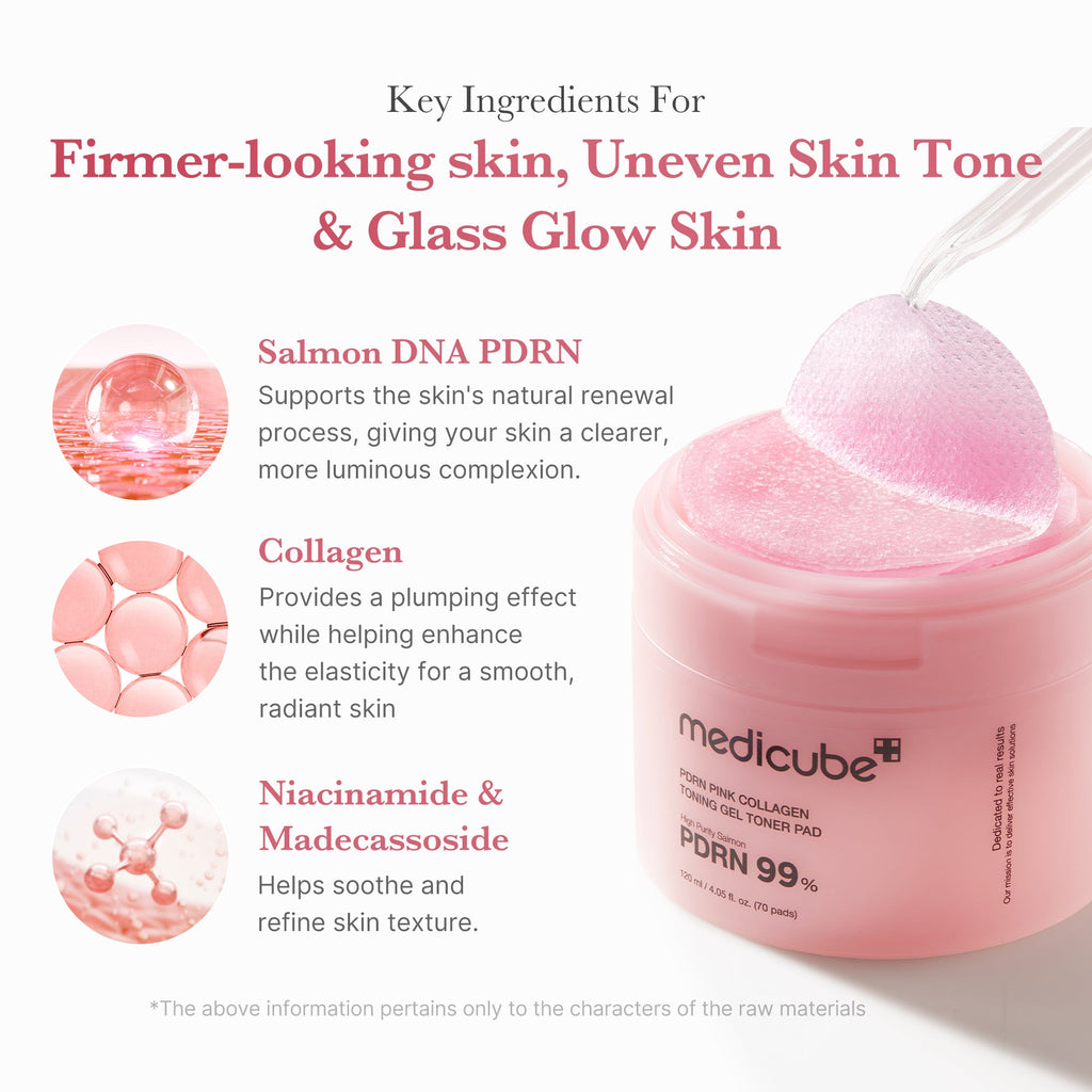 PDRN Pink Collagen Gel Toner Pad P3