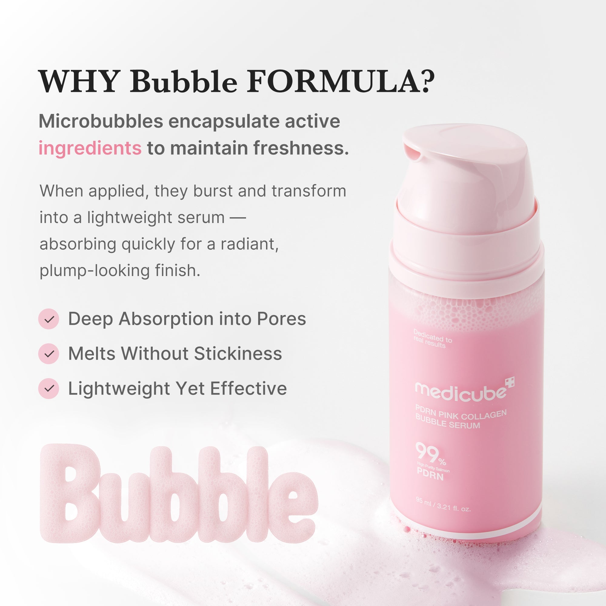 PDRN Pink Collagen Bubble Serum T2