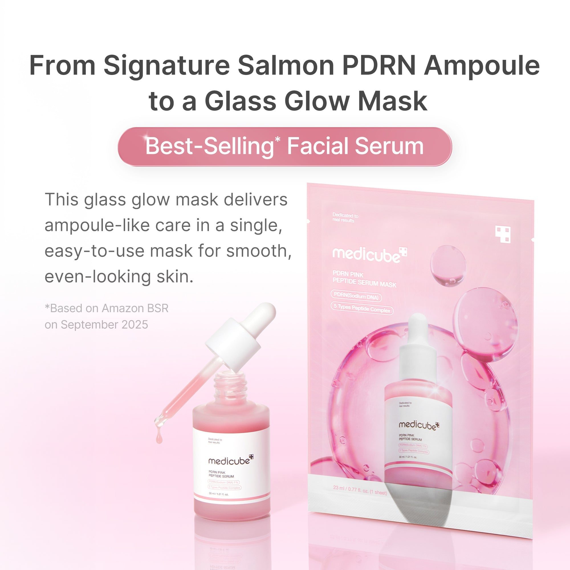 PDRN Pink Peptide Ampoule Mask R7