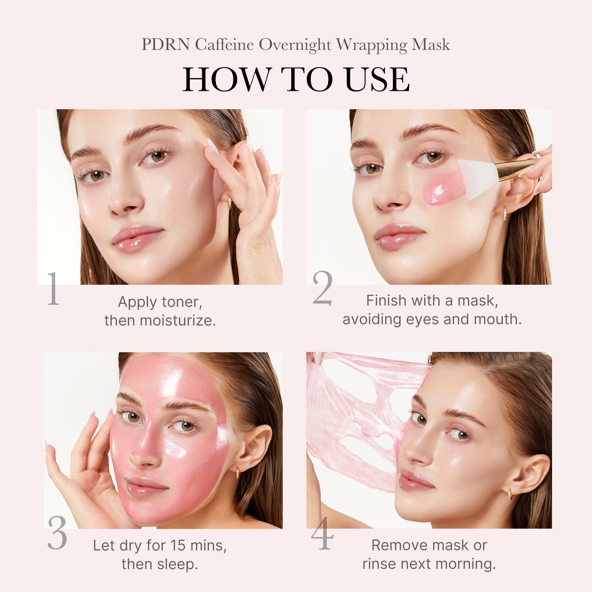 PDRN Pink Caffeine Overnight Wrapping Mask H4