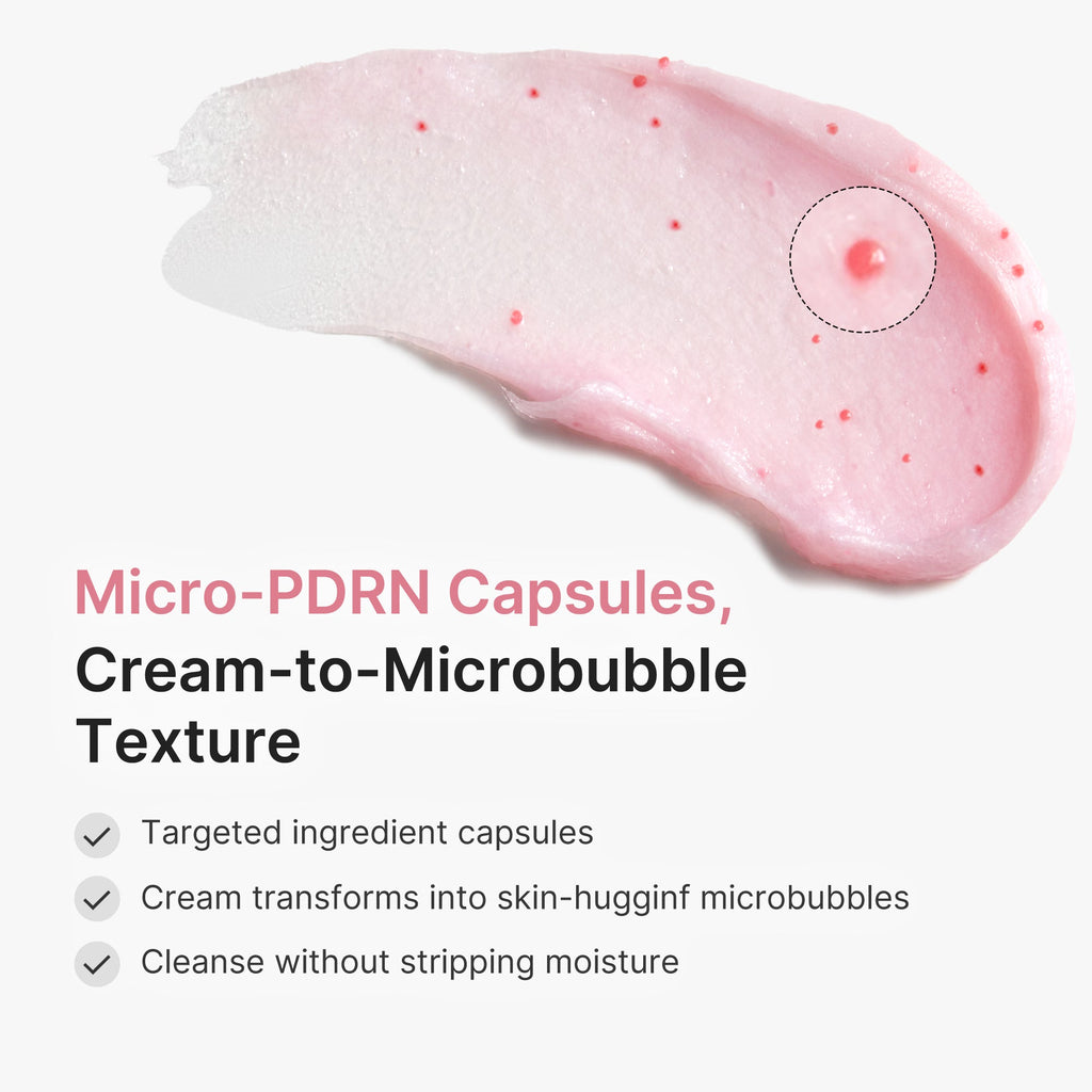 PDRN Pink Glutathione Capsule Foam Cleanser V7