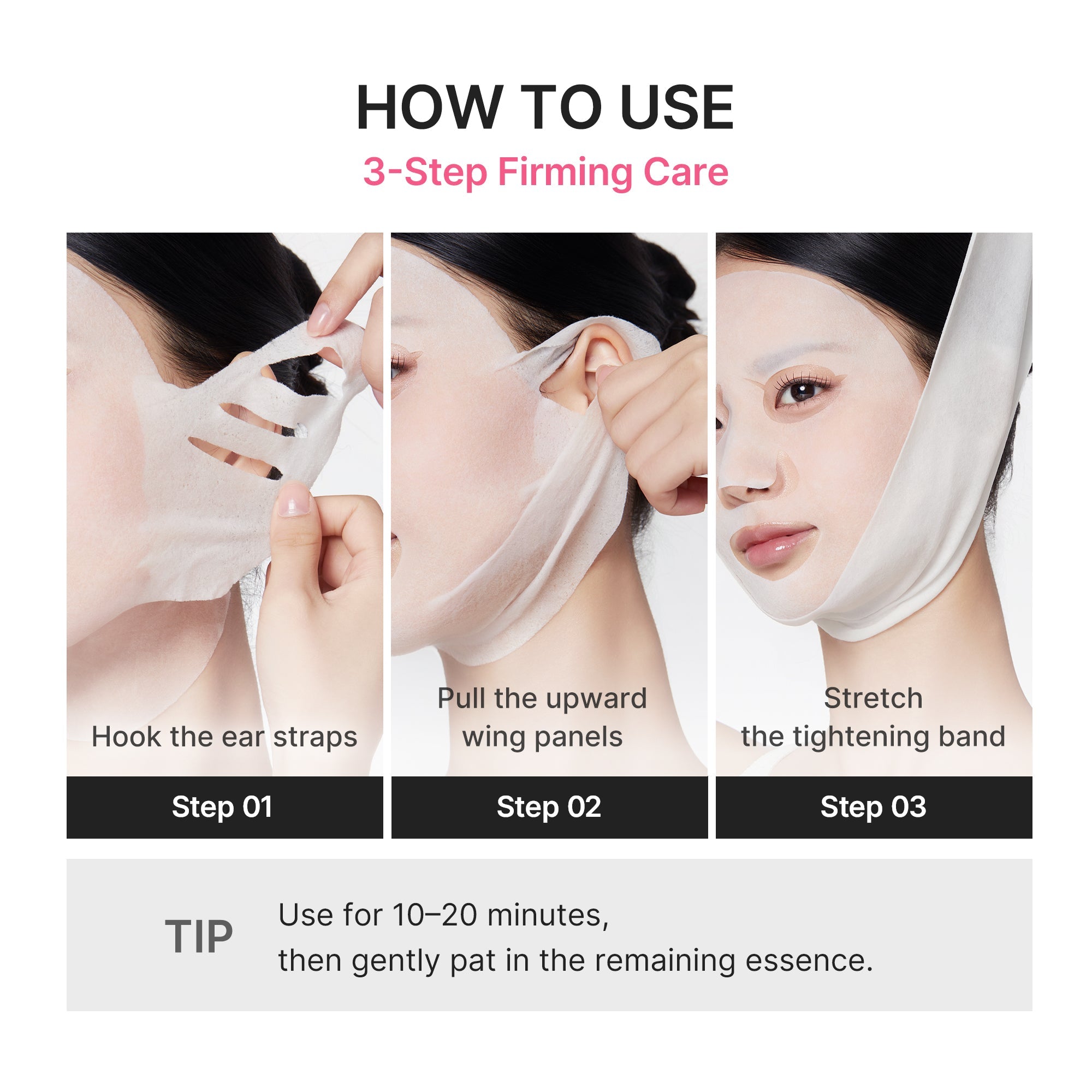 PDRN Pink Tension Up Mask X2