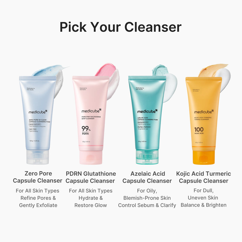 PDRN Pink Glutathione Capsule Foam Cleanser V7