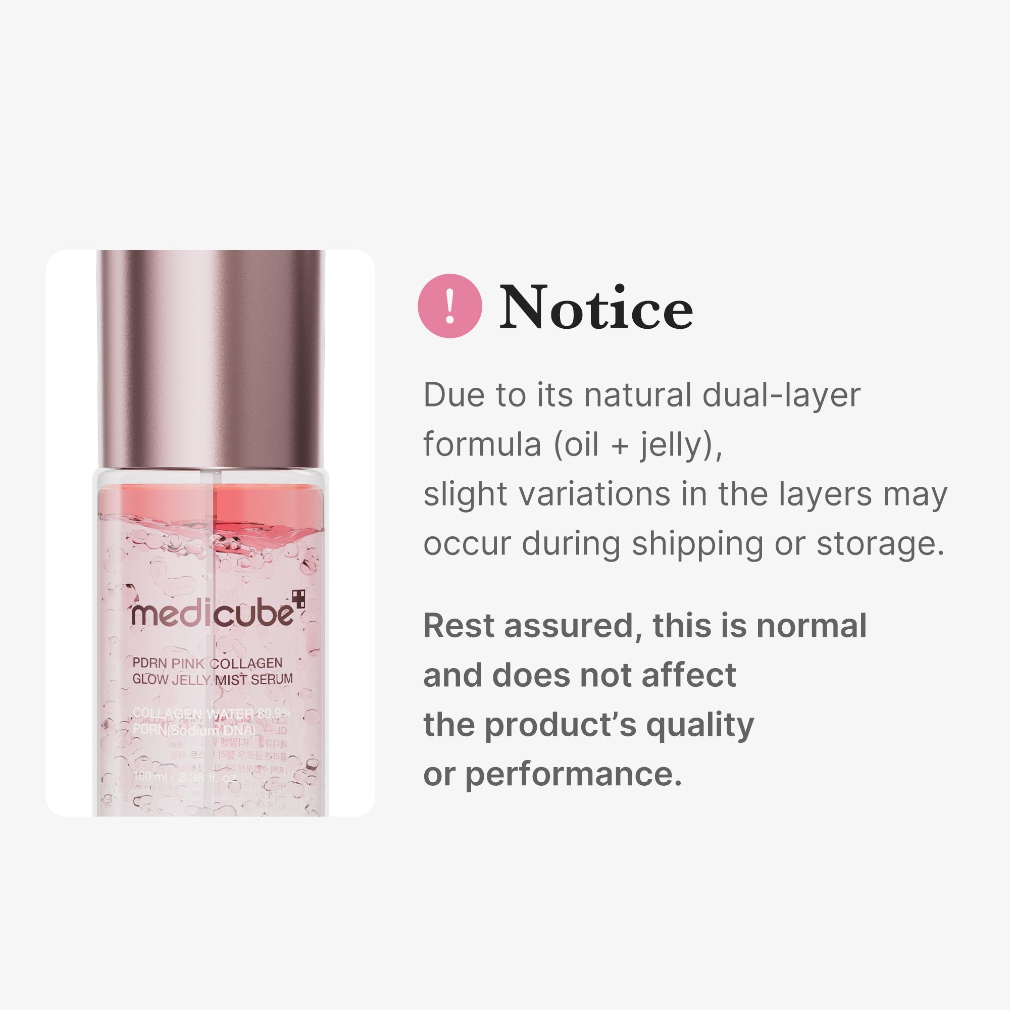 PDRN Pink Collagen Glow Jelly Mist Serum R9